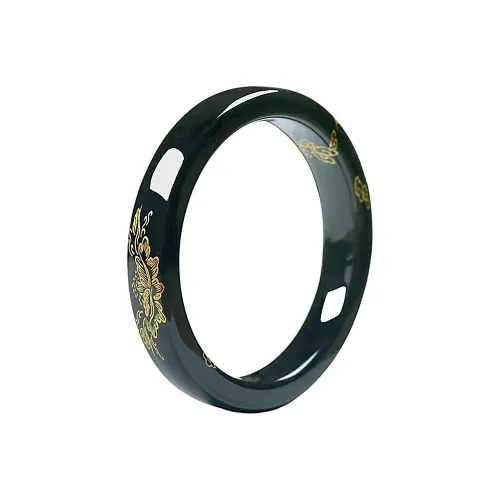 Ingenuity Hetian Jade Bangles Womens Pale Greenish-White Jade