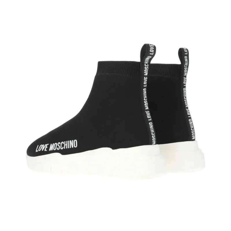 LOVE MOSCHINO Ankle Boots 4cm Women's Black-4