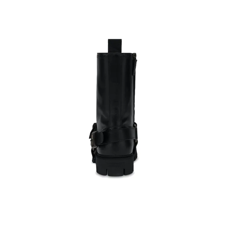 MOSCHINO Ankle Boots Men's Black-4
