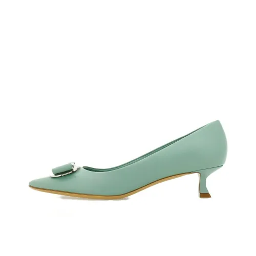FERRAGAMO New Vara 40mm Leather Pumps