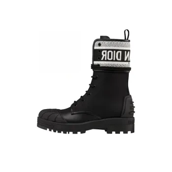 DIOR Women's D-Major Ankle Boot 'Black White'