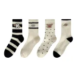 4 Pack[Combo 4]Polka Dot+Double Stripe+Stripes Puppy+White Base Coffee Puppy