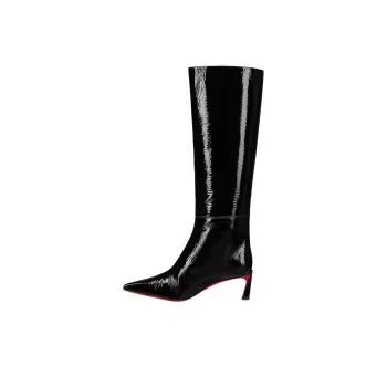 CL LUBOTING Condorocombo Botta Knee-high Boots 5.5cm Women's Black