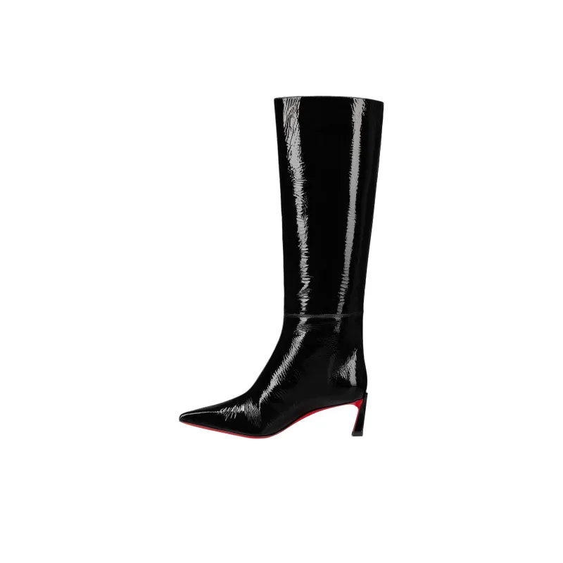 CL LUBOTING Condorocombo Botta Knee-high Boots 5.5cm Women's Black-0