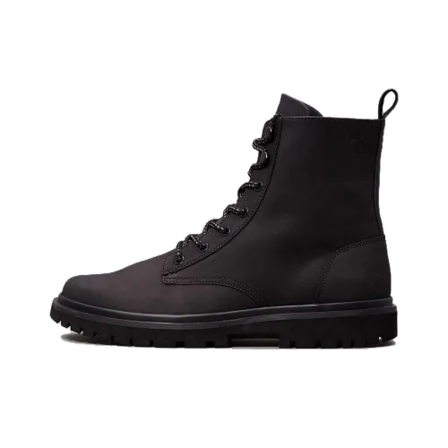 CKJ CALVIN KLEIN JEANS Ankle Boots Men's Black