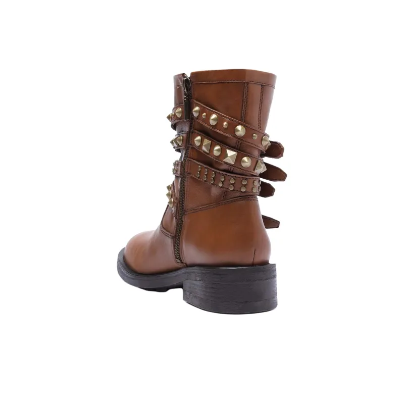 Schutz Luizia Graxo Ankle Boots 3.8cm Women's Brown-3