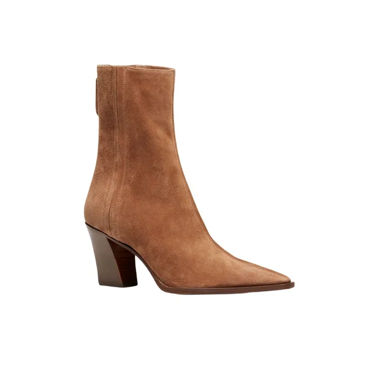 AQUAZZURA Francoise Ankle Boots Women's Brown-2
