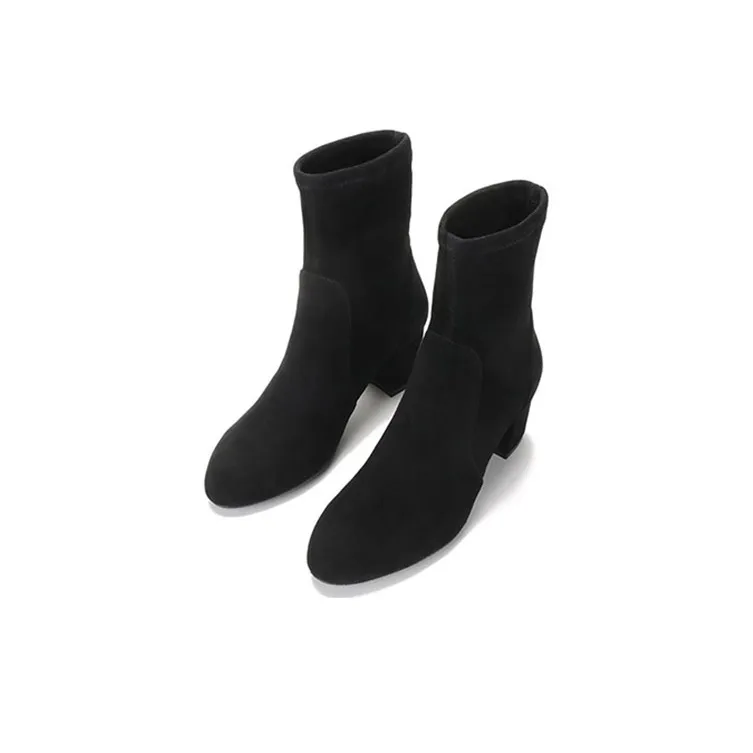 stuart weitzman 85mm Suede Ankle Boots-2