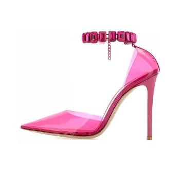GIANVITO ROSSI 100mm Transparent Crystal-embellished Pumps
