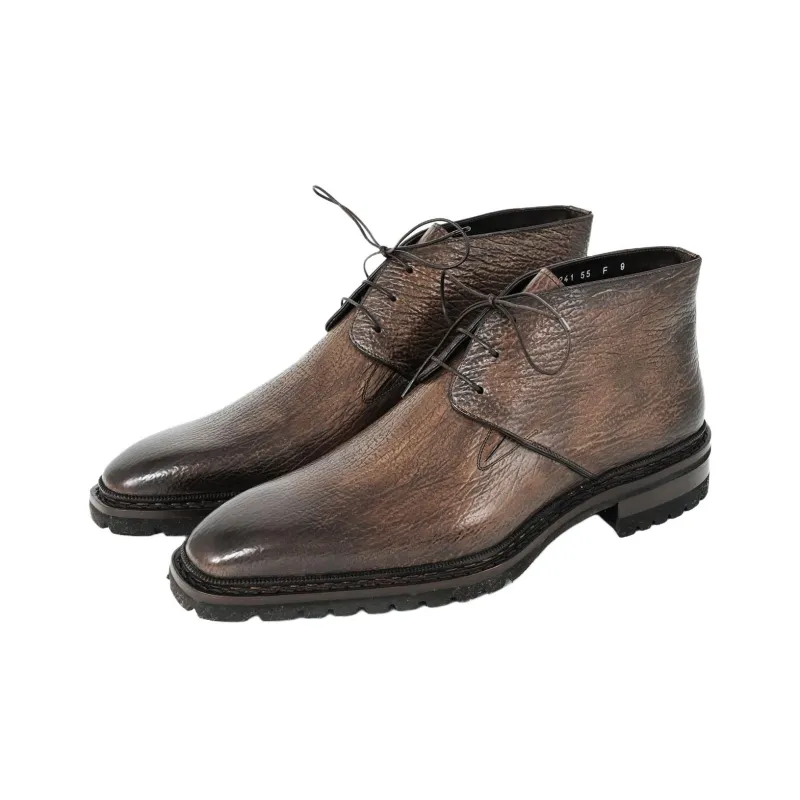 Santoni Ferro Ankle Boots Men's Brown-2