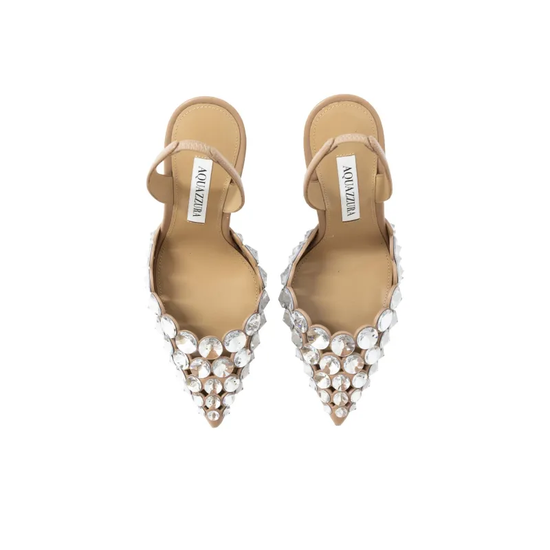 AQUAZZURA Slim Heel High Heels 10.5cm Women's Nude-3