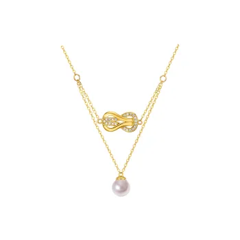 ME LUXE Pearl Pendants Women's White Saltwater Pearl Pendant