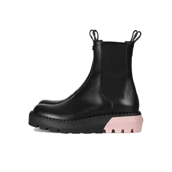 GUCCI Short Chelsea Boots Women's Black