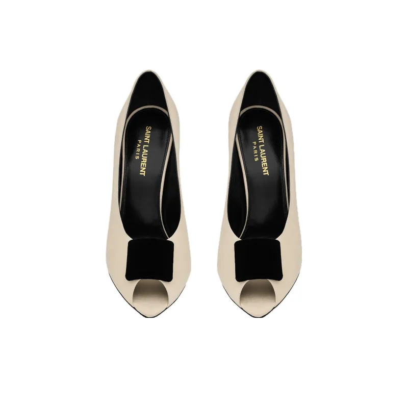 SAINT LAURENT Cipele Peep Toe Pumps-4