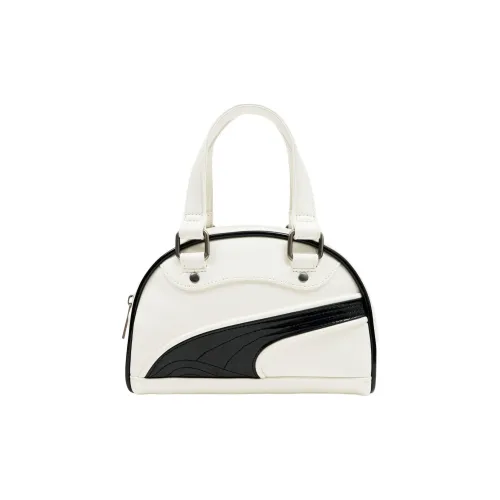 PUMA PU Shoulder Bag Crossbody Bag Handbag Mini Unisex White