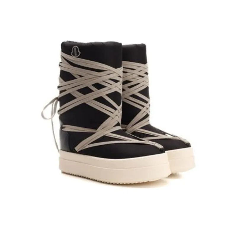 Moncler + Rick Owens Bigrocks Padded Boots-2