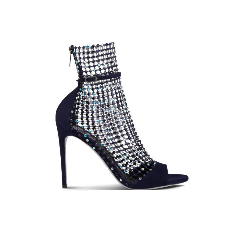 RENE CAOVILLA Ankle Boots Women's Blue-3