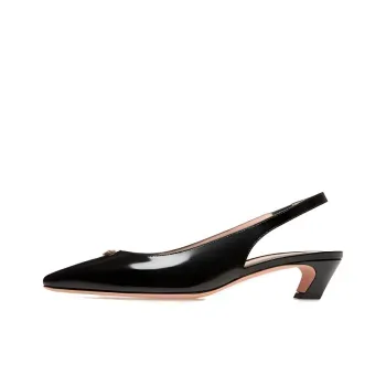 BALLY Emblem-plaque Leather Pumps