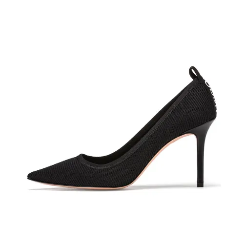 HUGO BOSS Slim Heel High Heels 9cm Women's Black