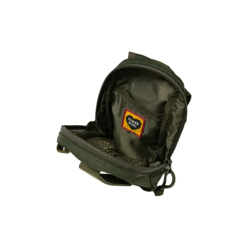 HUMAN MADE Nylon Shoulder Bag Crossbody Bag Mini Unisex Olive-3