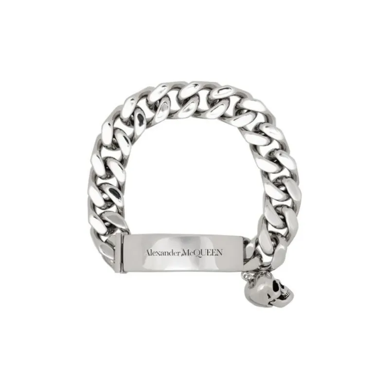 Alexander McQueen Skull Charm Link Bracelet-3