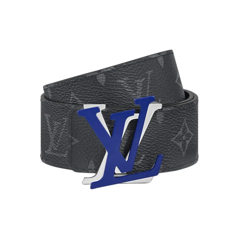 LOUIS VUITTON Leather Leather Belts Men's Width: 4cm-2