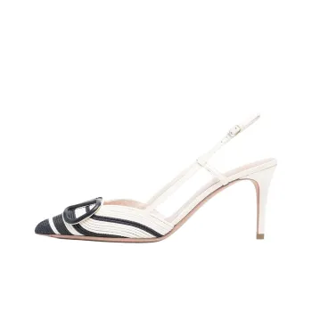Valentino VLogo Signature Pointed Toe Slingback Pumps