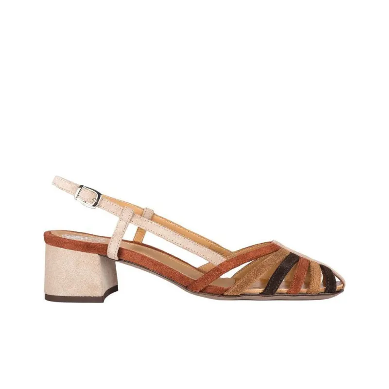 Alberto Fasciani FELICIA Chunky Heel High Heels 5cm Women's Brown-1