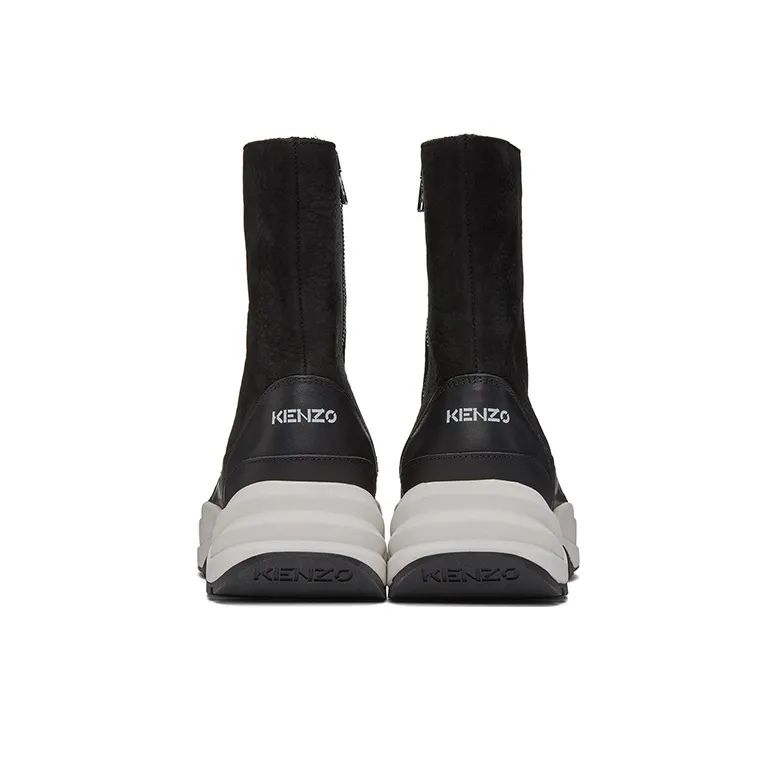 KENZO Ankle Boots Men Black-3