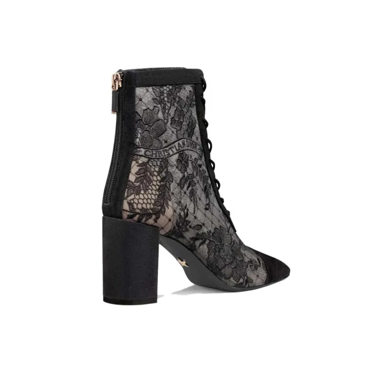 DIOR Naughtily D Ankle Boots Women's Black-1