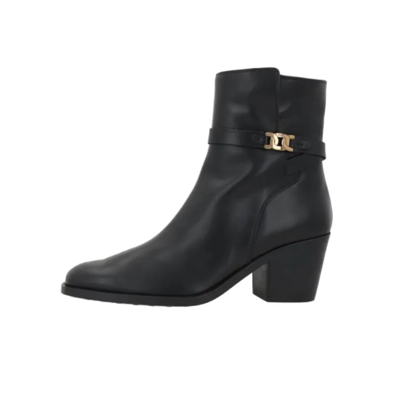 TOD'S Square Toe Heeled Ankle Boots Women's-0