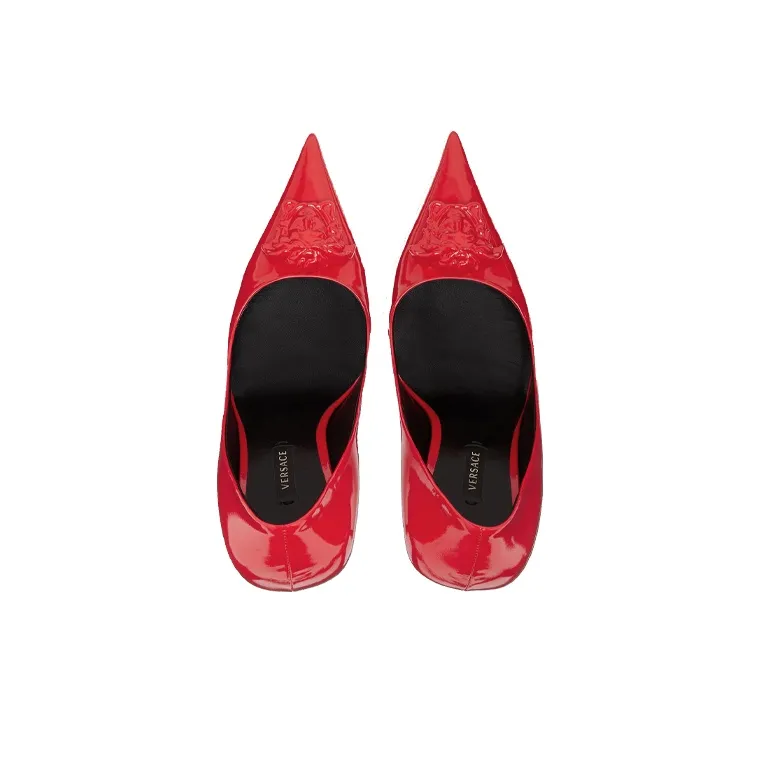 VERSACE High Heels Women's Red-3