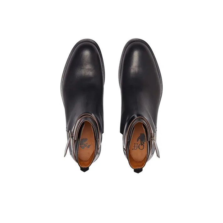 OFF WHITE Paperclip Ankle Boots Black-3