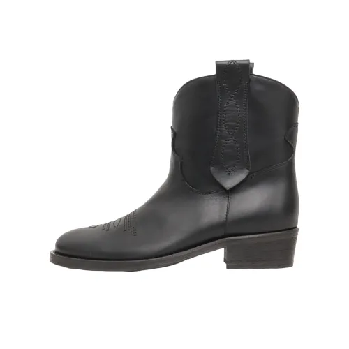 Via Roma 15 V Texano Ankle Boots Women's Black