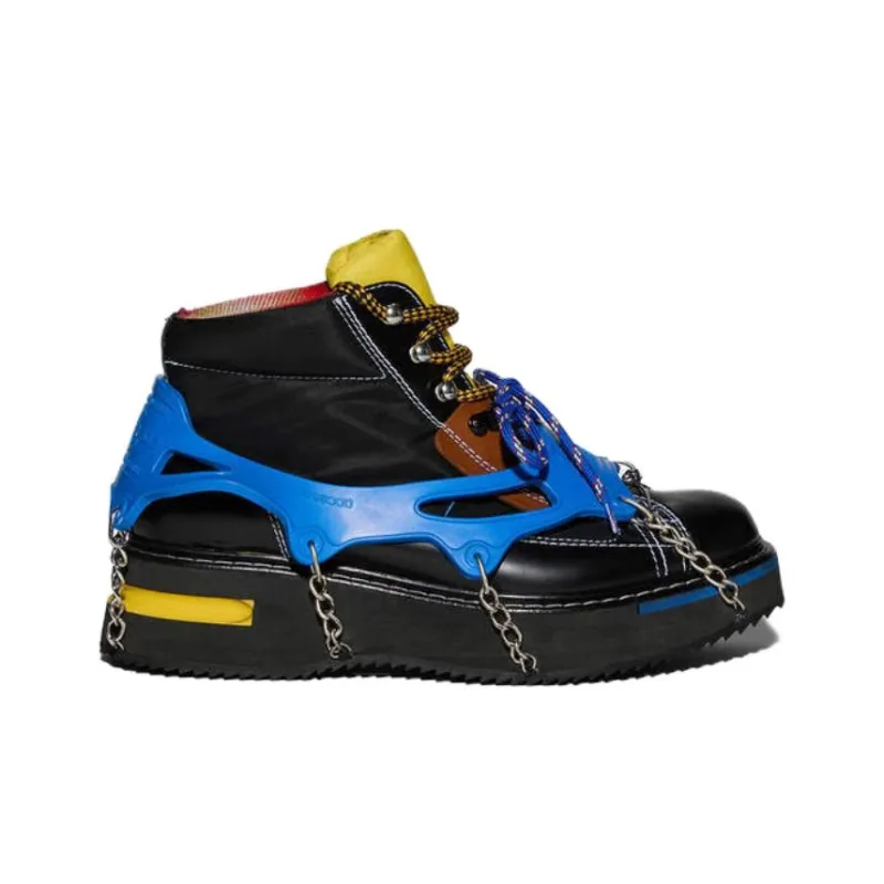 DSQUARED 2 Ankle Boots Men's Black Blue-3