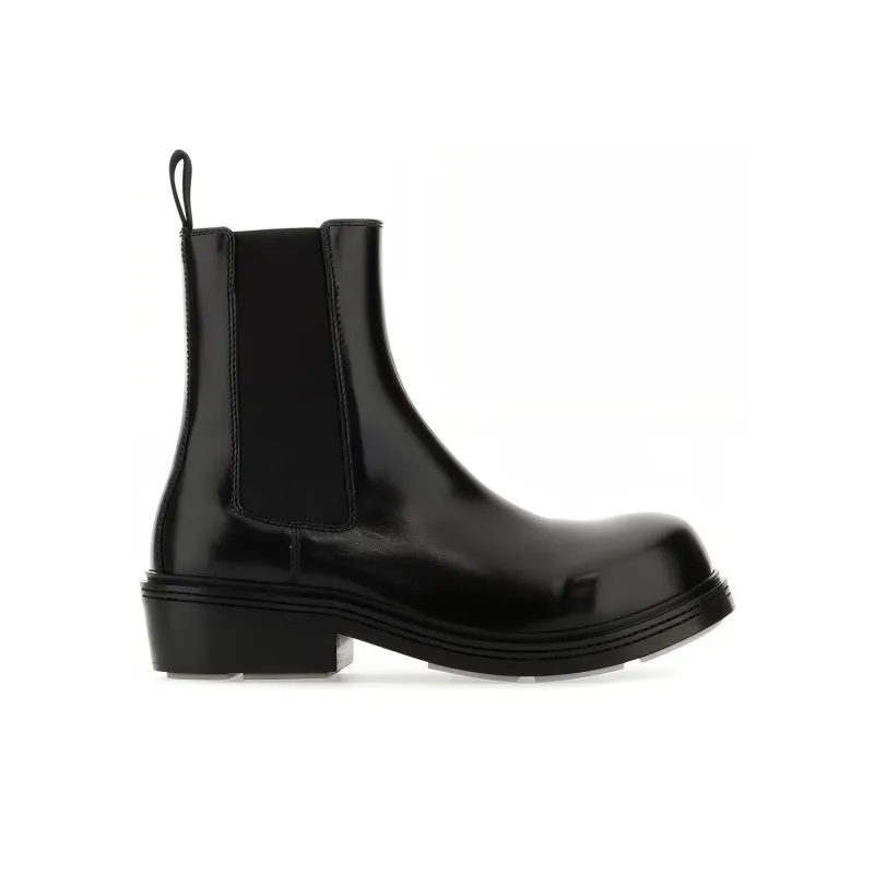 Bottega Veneta Block Heel Ankle Boots-1
