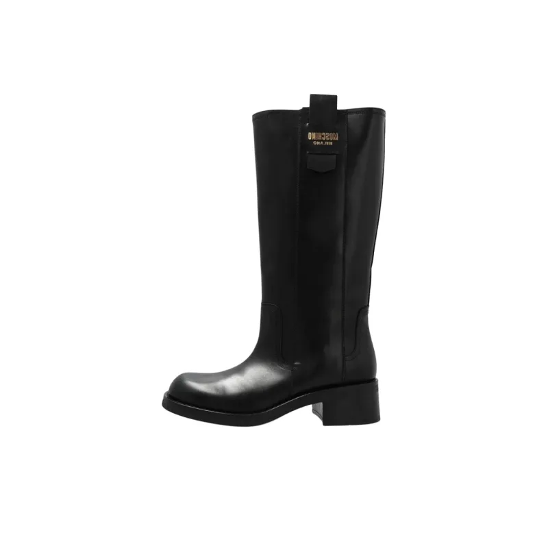 MOSCHINO Logo Printed Boots Women's-0
