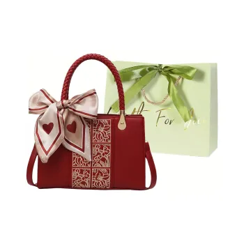Rainbow Girl PU One Shoulder Handbag Regular Women's Red