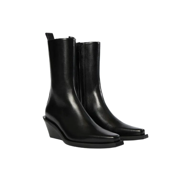 Ann Demeulemeester Vesper Ankle Boots Women's Black-2
