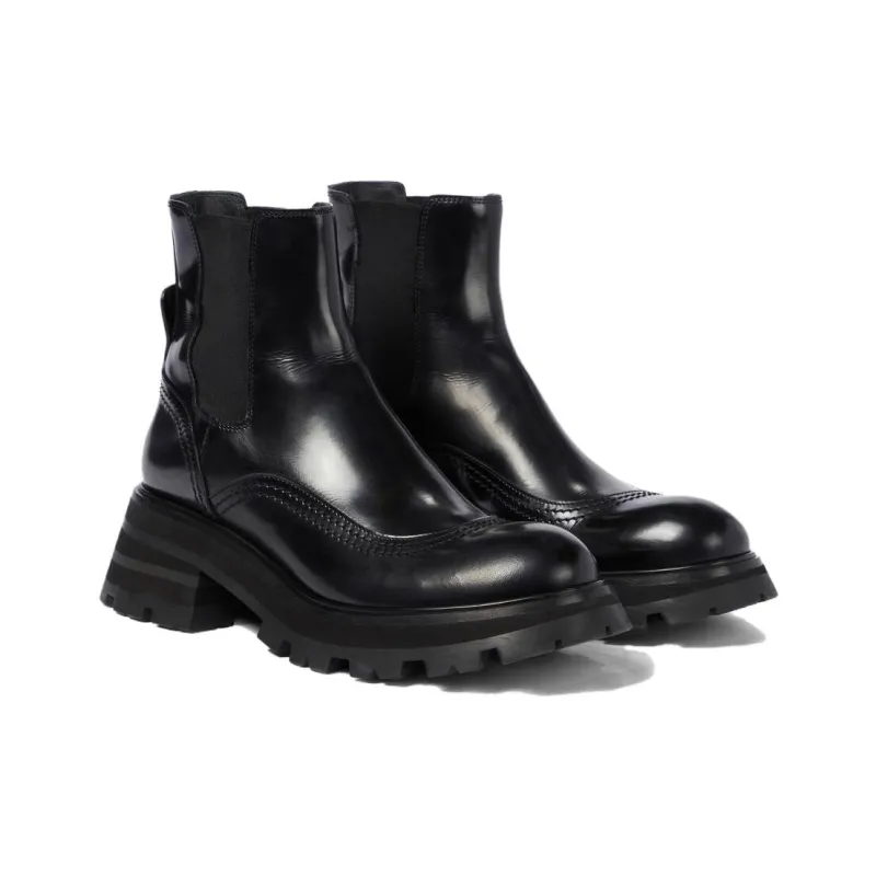 Alexander McQueen Wander Chelsea Boots 'Core Black' Women's-2