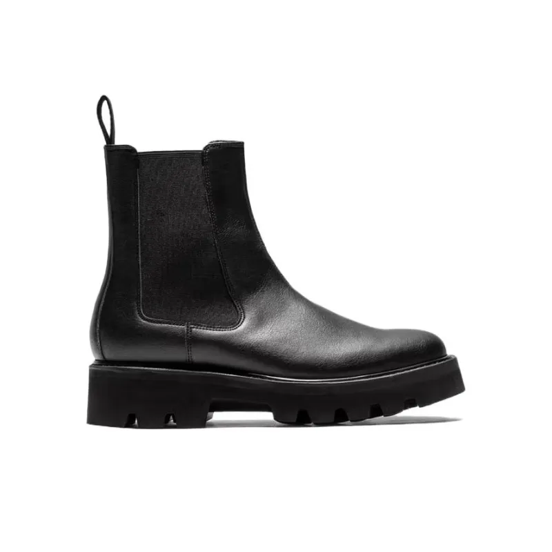 GRENSON Milly Crew Chelsea Boots 3cm Women's Black-1