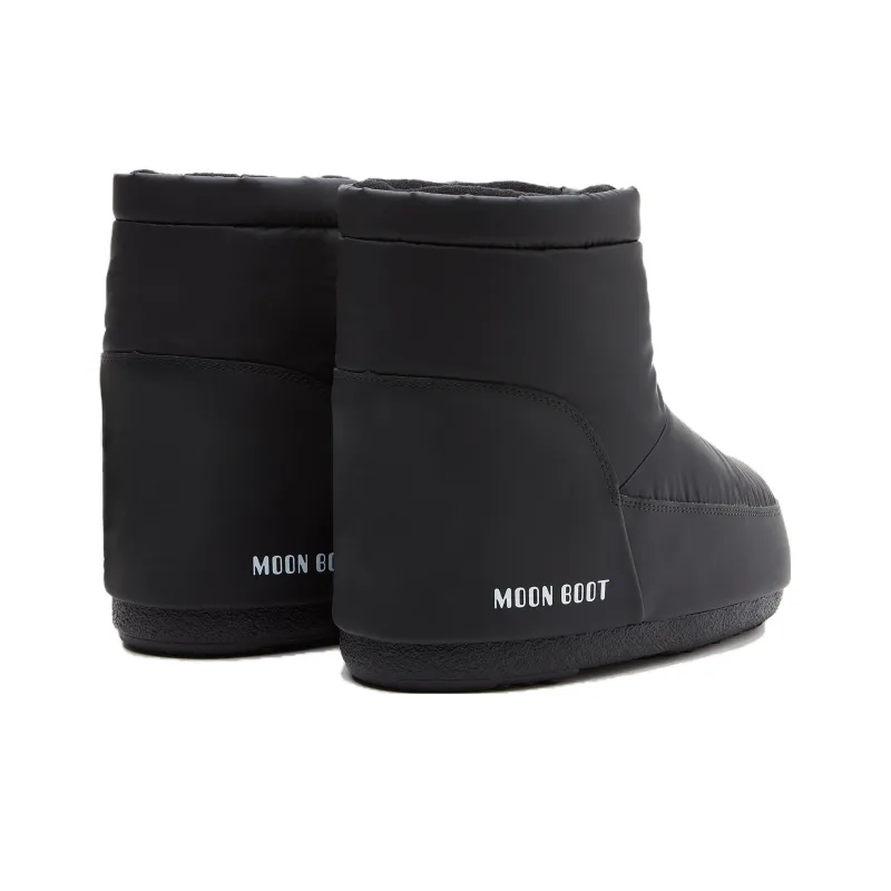 Moon Boot No Lace Rubber Boot Black-4