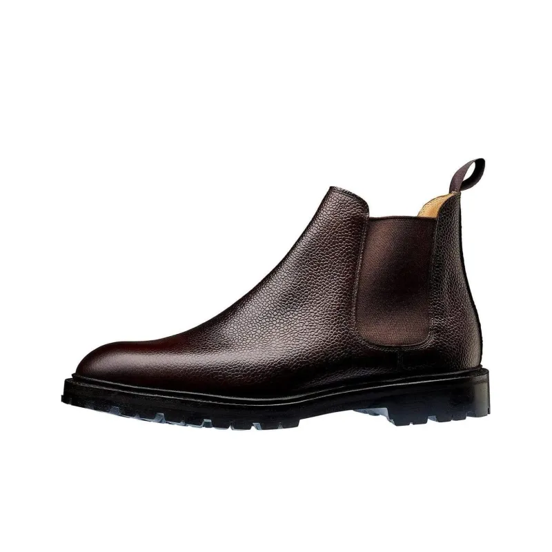 CROCKETT & JONES Chelsea 11 Short Chelsea Boots Men's Dark Brown-0