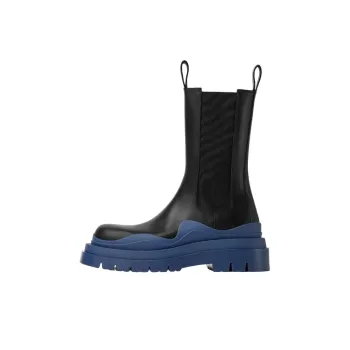 Bottega Veneta Tire Boots Black Blue