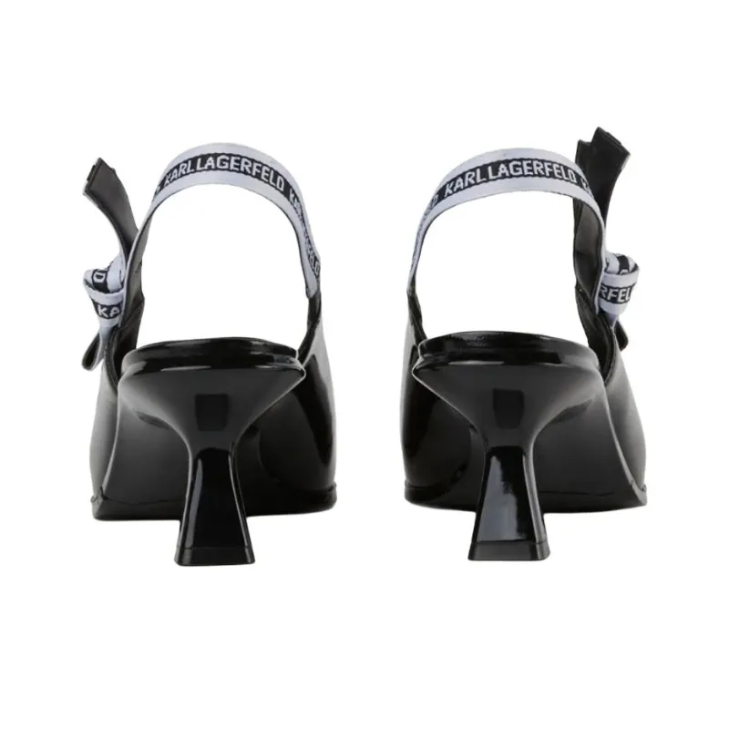 KARL LAGERFELD / Karl Lagerfeld Jeans 75mm Panache Ribbon Slingback Pumps-3