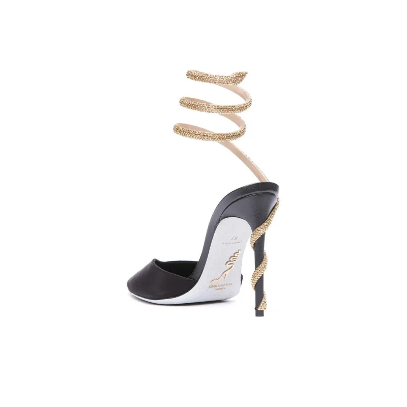 René Caovilla Margot 120mm Crystal-embellished Pumps-3