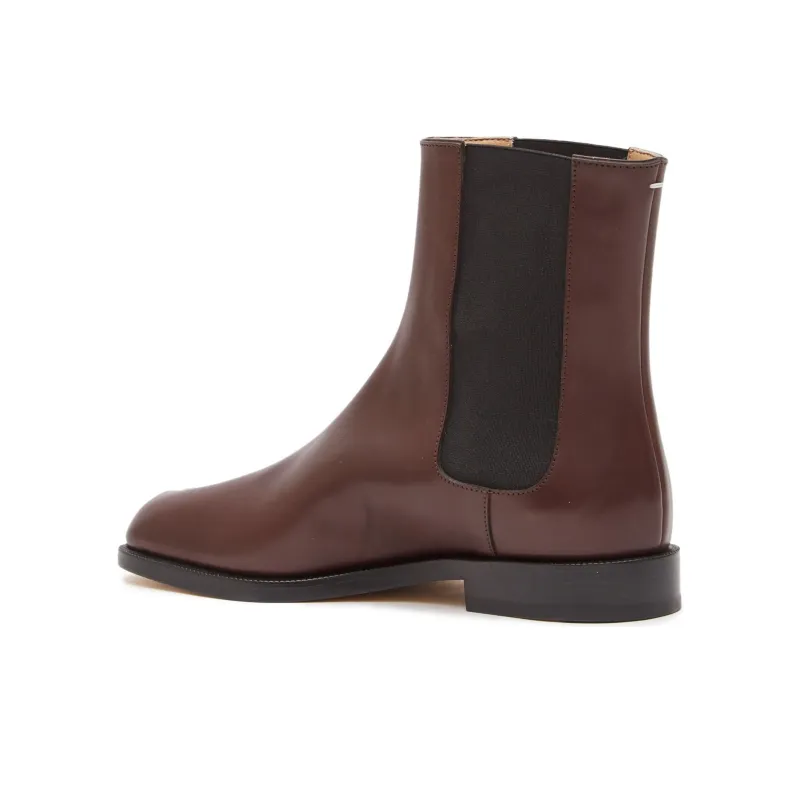 Maison Margiela Tabi Short Chelsea Boots Women's Brown-3