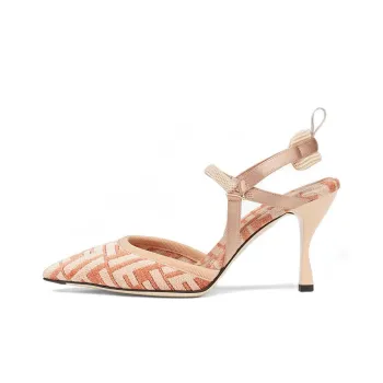 FENDI Colibrì Lite Slim Heel High Heels 8.5cm Women's Pink