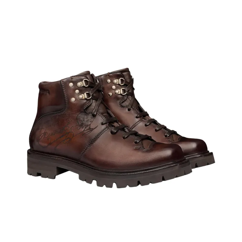 BERLUTI Ankle Boots Men's Brown-2