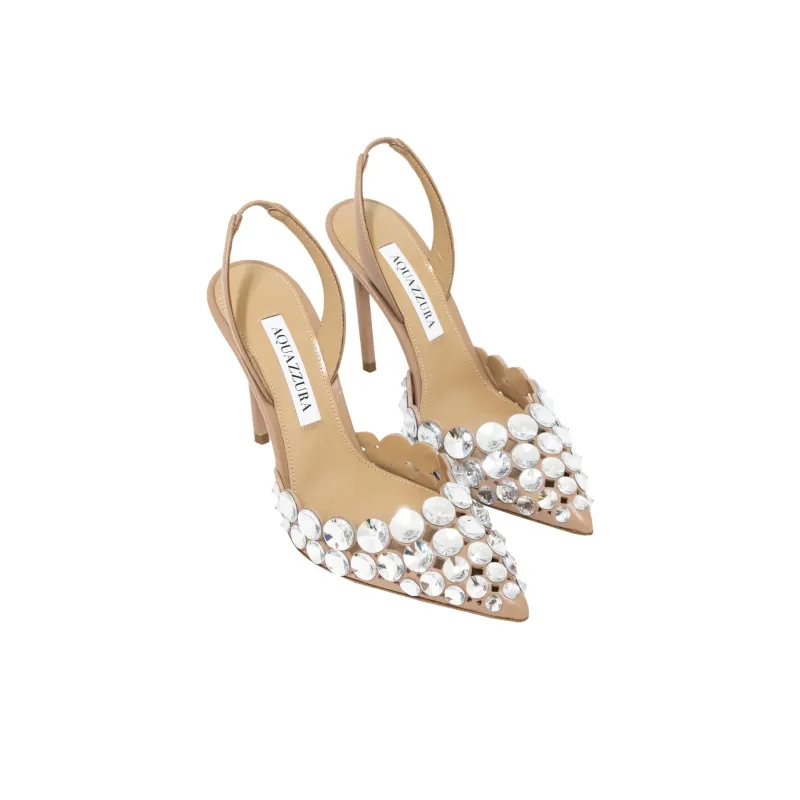 AQUAZZURA Slim Heel High Heels 10.5cm Women's Nude-2
